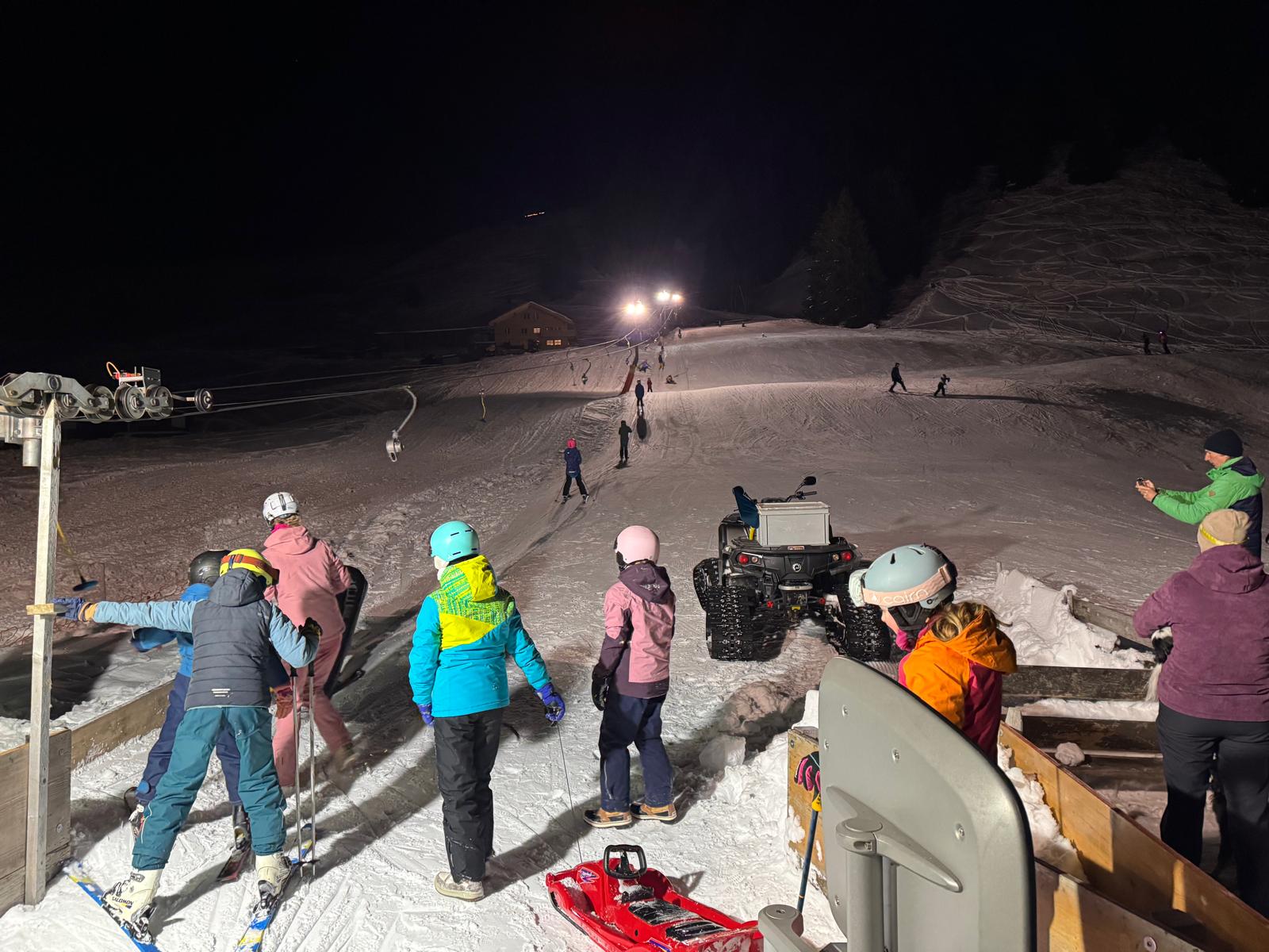 Nachtskifahren Hampy